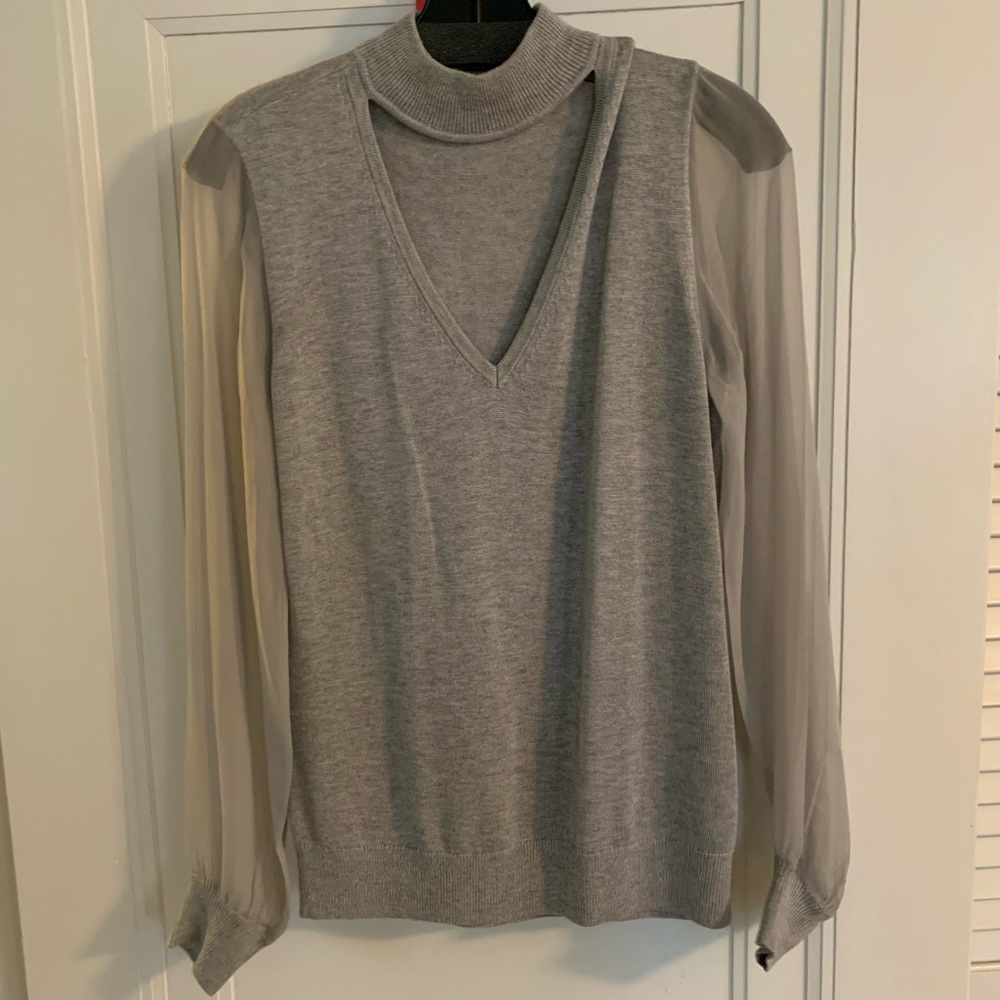 Gray sweater